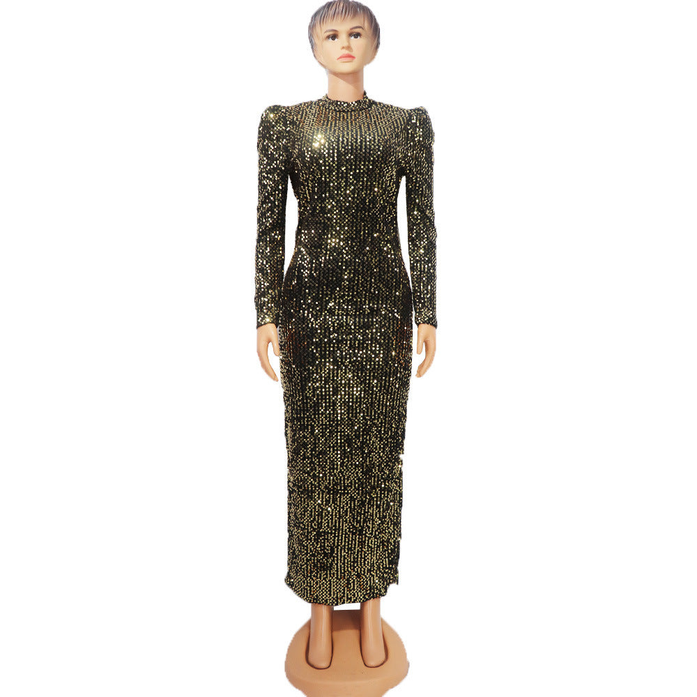 Sequin Fabric Dress