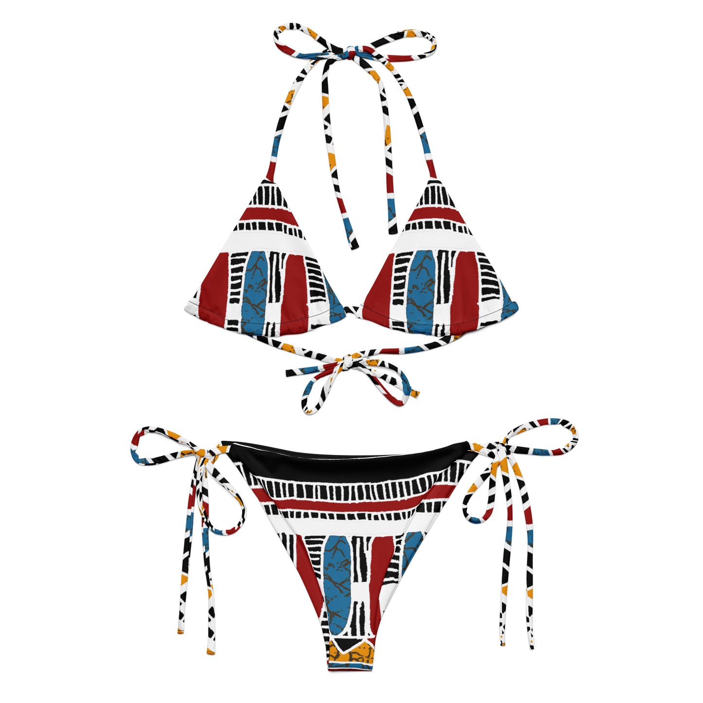 Exotic recycled string bikini